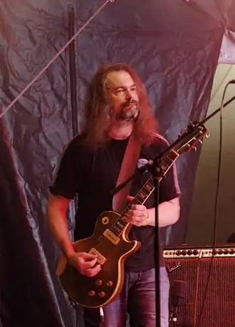 Ryan "Snah" with Motorpsycho live at Krach Am Bach 2013.