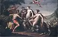 The judgment of Paris, oil on canvas, Hans von Aachen, 1588