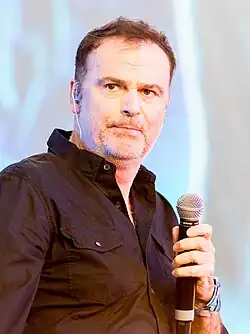 Kürsch performing with Blind Guardian in 2024