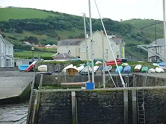 Harbour and hills