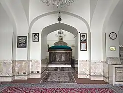 An inside view of the tomb of Hassan Modarres