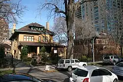 Two houses in the Hawthorne Place District