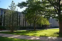 Hayes-Healy Hall, the home of the department of Mathematics and the O’Meara Mathematics Library.