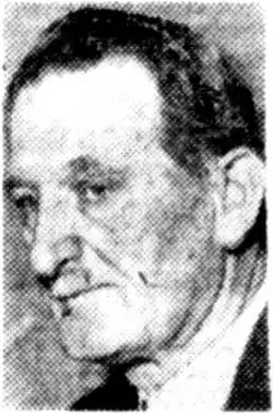 Head shot of Hector Hercules Bell, taken in 1935.