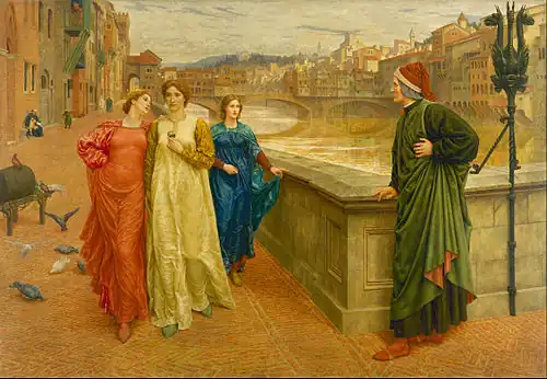 Henry Holiday , Dante and Beatrice , 1882–1884