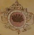 Topacz coat of arms (Kopacz) in Baranow-Sandomierski castle