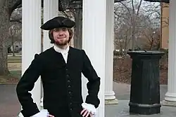 UNC student dressed as James Hinton