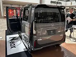 N-Box Custom Turbo Coordinate Style rear view