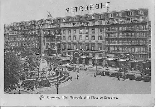 The Hotel Métropole in the 1920s