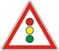 A-026 Traffic signals ahead