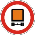 C-012 No vehicles carrying dangerous goods