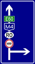 G-078 Advance sign for restriction