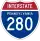 Interstate 280 marker