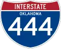 Interstate 444 marker