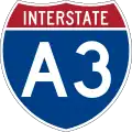 Interstate A-3 marker