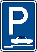 Parking on the pavement (at right angles or diagonal to traffic)