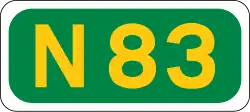 N83 road shield}}