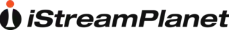 iStreamPlanet logo, featuring the companies name with a stylized 'i'