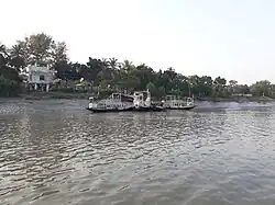 Boat ride at Ichhamati in Taki