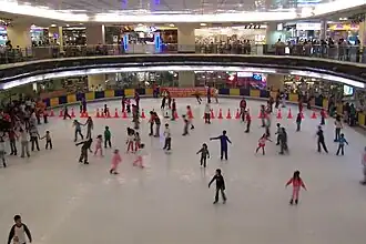 Mall Taman Anggrek's skating rink.