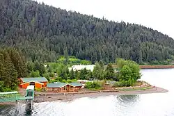 Wide view of Icy Strait Point, 2016