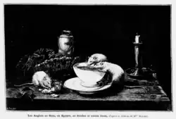 Anglophobic illustration captioned "The British in Siam, Egypt, the Sudan and other places".