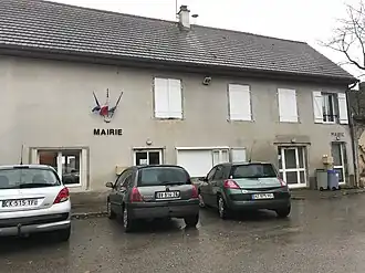 The town hall in Romain