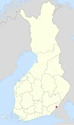 Location of Imatra