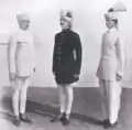 Indian Other Ranks in Mufti (a type of walking out civilian dress). L to R: Rajput, Jat, Punjabi Mussalman. The Rajput and Punjabi Mussalman are in Summer Mufti, Senior the Jat in Winter Mufti.[27]