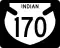 BIA Route 170 marker