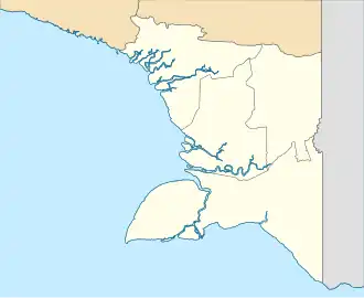 Otsjanep is located in South Papua