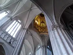 View of the ceiling and central cupola