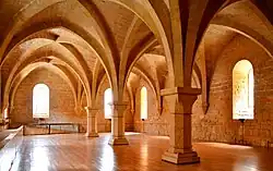 Interior of Poblet Abbey