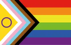 Valentino Vecchietti's intersex-inclusive Progress Pride Flag (2021)
