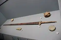 Sword with jade guard, Han dynasty