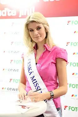 Česká Miss 2009, Iveta Lutovská, South Bohemian Region