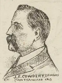 Jabez F. Cowdery, 23rd Speaker (1880)