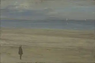 James Abbott McNeill Whistler, Harmony in Blue and Silver:Trouville, 1865