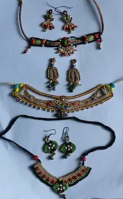 Macramé ornaments by Jamuna Sen. Photo courtesy: Esha Dutta