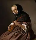 Woman Playing the Cittern by Jan Steen (c. 1662)
