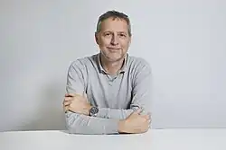 A portrait photograph of Javier Perez-Tenessa, in casual clothing.