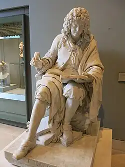 Statue of Jean Racine by Louis-Simon Boizot