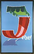 Poster by Games advertising tourism for the island of Jersey.