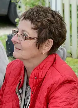 Jocelyne Saucier at the Eden Mills Writers Festival in 2015