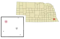 Location of Sterling, Nebraska