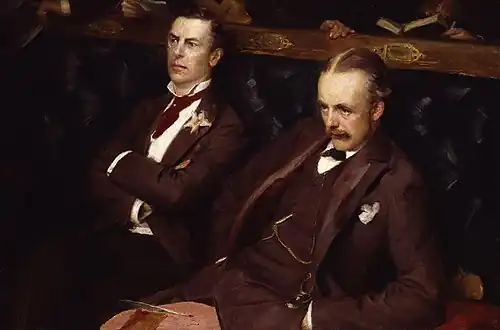 Joseph Chamberlain and Arthur Balfour, 1895