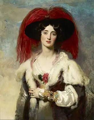 Thomas Lawrence, Portrait of Julia, Lady Peel, 1827