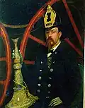 Portrait of fireman