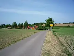 Access road to Käbschütztal-Schletta