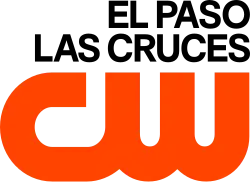 The CW network logo in burnt orange with "El Paso" and "Las Cruces" written above it in black on two lines in a sans serif.